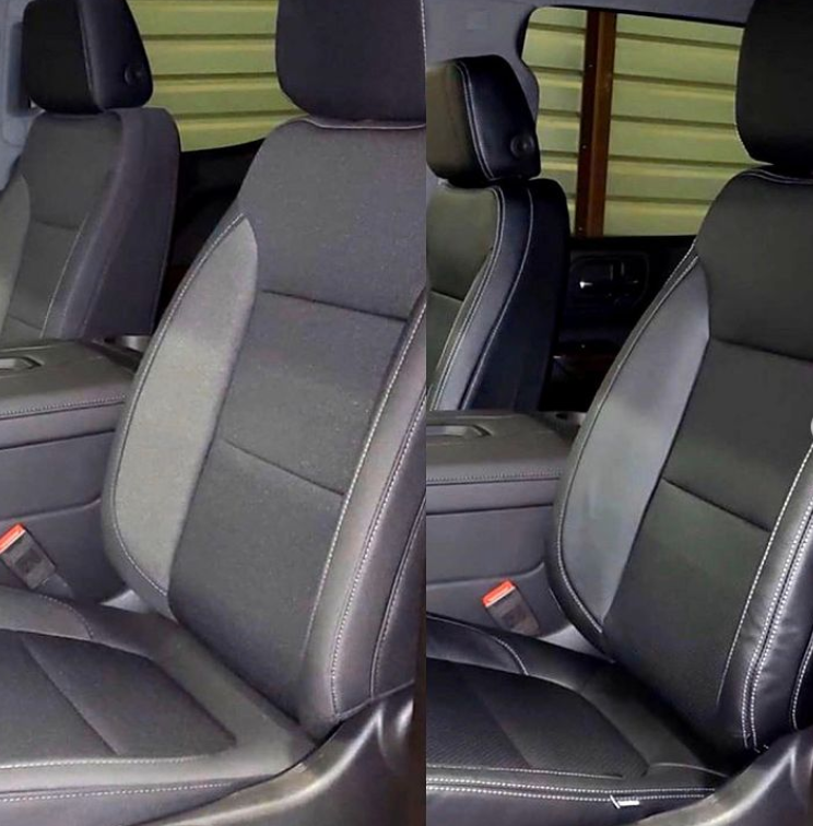 2021-2023 Chevrolet Silverado Katzkin Leather Interior with Storage Compartments in Rear Seating